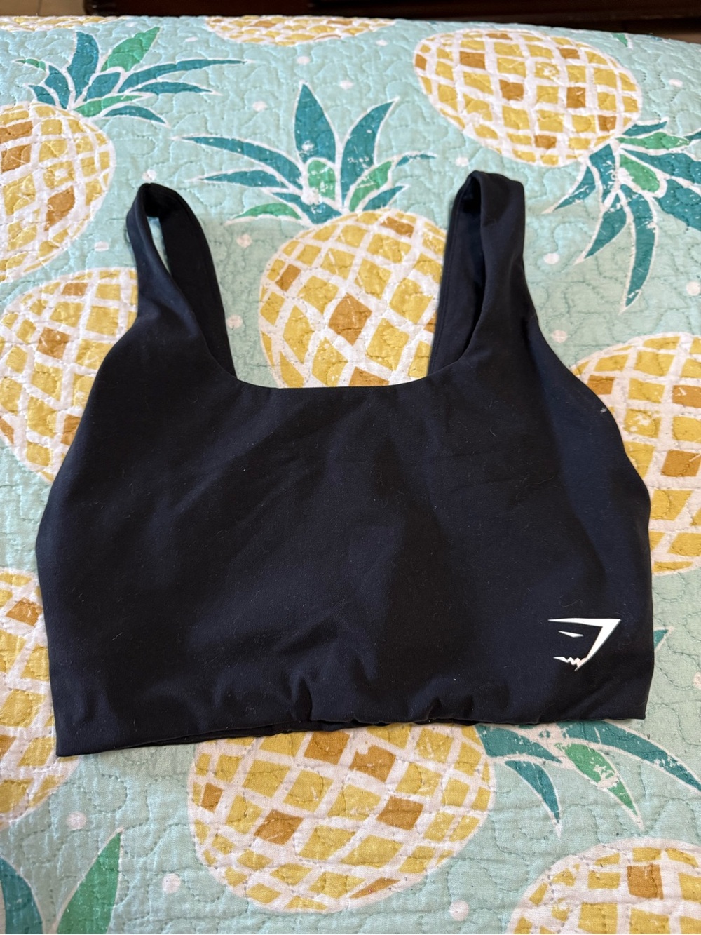 Gymshark Longline Black Sports Bra